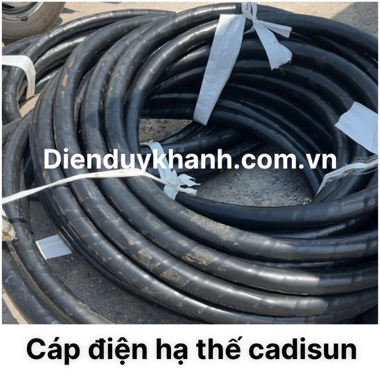 CÁP NGẦM HẠ THẾ 1 LÕI CU/XLPE/PVC/DSTA/PVC 1x Cadisun